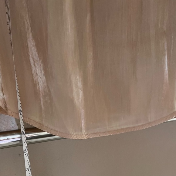 NWT Ivory tall mandarin collar button down shirt - Picture 6 of 8